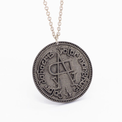 New Fashion Game Of Thrones Valar Morghulis Faceless Man Iron Coin Necklace Jewelry Coin
New Fashion Game Of Thrones Valar Morghulis Faceless Man Iron Coin Necklace Jewelry Coin
