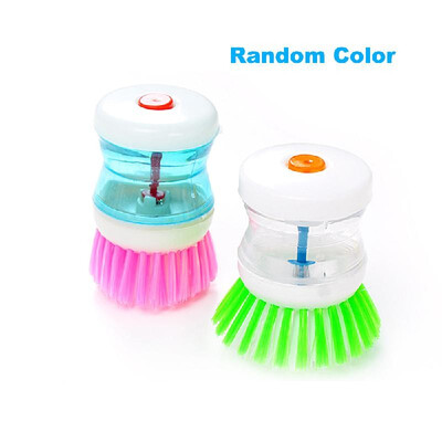 Dish Scrubber Brush with Soap Dispenser Cleaning Brush for Dishes Pot Pan Cleaning Home Kitchen Tools Random Color
Dish Scrubber Brush with Soap Dispenser Cleaning Brush for Dishes Pot Pan Cleaning Home Kitchen Tools Random Color