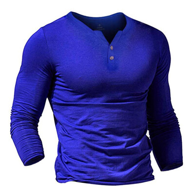 Toponeto Mens New Style Fashion Pure Long Sleeve Top Button Long Sleeve Blouse Top
Toponeto Mens New Style Fashion Pure Long Sleeve Top Button Long Sleeve Blouse Top