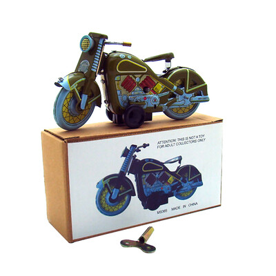 Tailored Tinplate Nostalgic Clockwork Chain Toy Photography Props Nostalgic Motorcycle
Tailored Tinplate Nostalgic Clockwork Chain Toy Photography Props Nostalgic Motorcycle