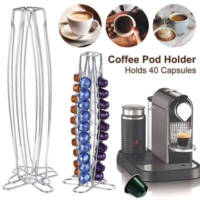 Metal Coffee Pod Holder for Nespresso Capsule Stand Rotating Rack Numerous 40 pods
Metal Coffee Pod Holder for Nespresso Capsule Stand Rotating Rack Numerous 40 pods