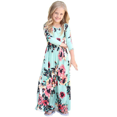 Girls Dress Floral Printed Long Dress Autumn Maxi Dresses Kids Party Princess Dresses Long Sleeve O-Neck Kids Girls Clothing
Girls Dress Floral Printed Long Dress Autumn Maxi Dresses Kids Party Princess Dresses Long Sleeve O-Neck Kids Girls Clothing