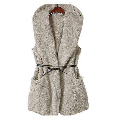 Women Fashion Solid Color Casual All-match Warm Lamb Sleeveless Bow-knot Decoration Sweater Vest Jacket
Women Fashion Solid Color Casual All-match Warm Lamb Sleeveless Bow-knot Decoration Sweater Vest Jacket