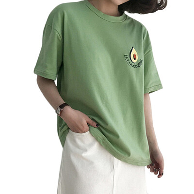 Spring Summer Women Solid Cute Avocado T-Shirt Tops Ladies Tee Shirts Casual Short Sleeve Top
Spring Summer Women Solid Cute Avocado T-Shirt Tops Ladies Tee Shirts Casual Short Sleeve Top