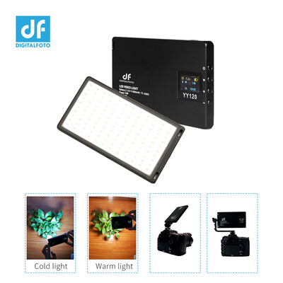 DF DIGITALFOTO YY120 10W Bi-Color LED Video Light Ultra Thin Dimmable Panel Light 3300K-5600K CRI 95 for Vlogging Video Wedding P
DF DIGITALFOTO YY120 10W Bi-Color LED Video Light Ultra Thin Dimmable Panel Light 3300K-5600K CRI 95 for Vlogging Video Wedding P