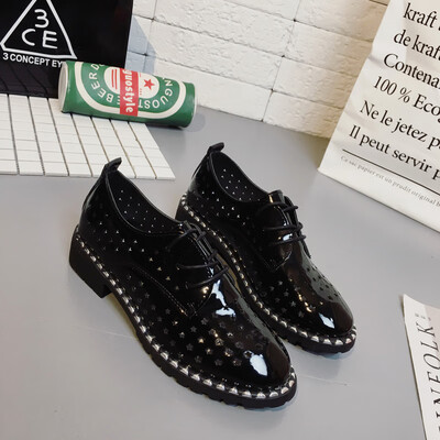 Brand Spring Women Platform Hollow Shoes Woman Net red PU vulcanized shoes Lace Up Footwear Female Oxford Shoes For Women
Brand Spring Women Platform Hollow Shoes Woman Net red PU vulcanized shoes Lace Up Footwear Female Oxford Shoes For Women