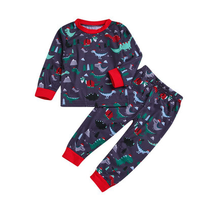 Spring Boy Pajama Set Cartoon Dinosaur T-shirt Cotton Pants Comfort Pajamas Boy Clothes Set Children Clothing Pajama Set
Spring Boy Pajama Set Cartoon Dinosaur T-shirt Cotton Pants Comfort Pajamas Boy Clothes Set Children Clothing Pajama Set