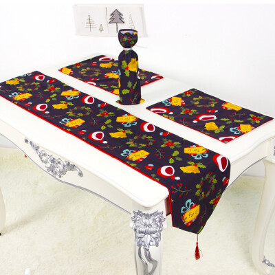 Kitchen Supplres Kit 1 Table Runner 4 Placemats And 2 Wine Bottle Covers Christmas Table Decoration
Kitchen Supplres Kit 1 Table Runner 4 Placemats And 2 Wine Bottle Covers Christmas Table Decoration