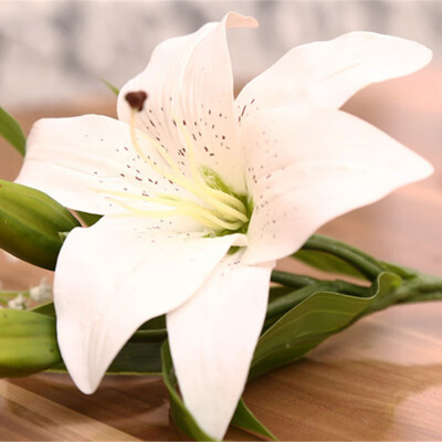 36cm Real Touch Lily Flowers Latex Artificial 3 heads Artificial Flowers Bouquets new House Home Wedding Festival Decoration
36cm Real Touch Lily Flowers Latex Artificial 3 heads Artificial Flowers Bouquets new House Home Wedding Festival Decoration