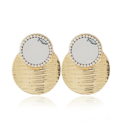 Beautiful Fashion Round Geometric Marble Natural Stone Resin Stud Earrings For Women Christmas Gift
Beautiful Fashion Round Geometric Marble Natural Stone Resin Stud Earrings For Women Christmas Gift
