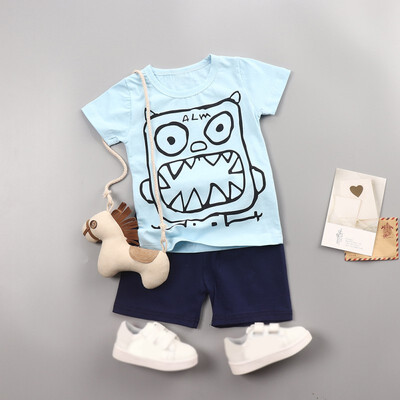 Summer Baby Boy Clothes Kids Boys Short Sleeve Cartoon Print Tops T-ShirtShorts Children Casual Outfits Sets
Summer Baby Boy Clothes Kids Boys Short Sleeve Cartoon Print Tops T-ShirtShorts Children Casual Outfits Sets