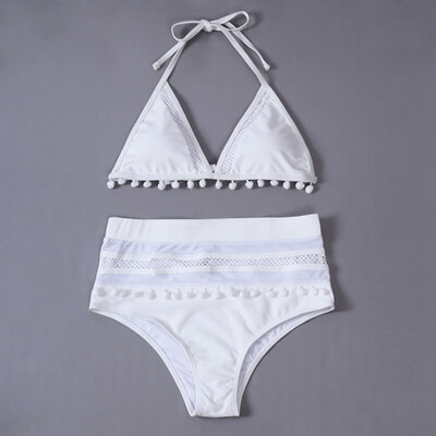 2019 Women Sexy Halter Retro Mesh Hollow Out String Swimsuit Bathing Suit Female Bra Set High Waist Plus Size Swimwear Bikini
2019 Women Sexy Halter Retro Mesh Hollow Out String Swimsuit Bathing Suit Female Bra Set High Waist Plus Size Swimwear Bikini