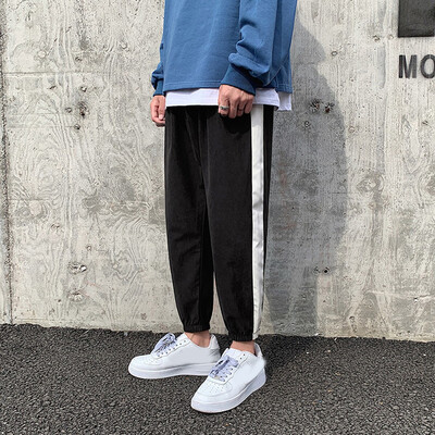 Gobestart Mens New Style Nine-Minute Sportswear With Striped Feet Fashion Sports Pants
Gobestart Mens New Style Nine-Minute Sportswear With Striped Feet Fashion Sports Pants