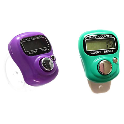 Hand Held Useful Digital Display Knitting Crochet Amigurumi PurpleGreen Stich Row Tally Counter
Hand Held Useful Digital Display Knitting Crochet Amigurumi PurpleGreen Stich Row Tally Counter