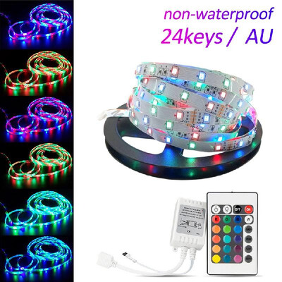 DC 12V 5M RGB LEDs Strip Light Set with IR Remote Flexible Cuttable Self-adhesive LED Strips IP65 Water Resistance for Home Party
DC 12V 5M RGB LEDs Strip Light Set with IR Remote Flexible Cuttable Self-adhesive LED Strips IP65 Water Resistance for Home Party