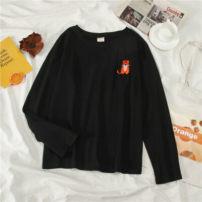 Harajuku T-Shirt Women Pullovers Casual Long Sleeve Tops O-Neck Loose Cute Print Female T-shirts
Harajuku T-Shirt Women Pullovers Casual Long Sleeve Tops O-Neck Loose Cute Print Female T-shirts