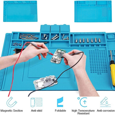 Heat-resistant Welding Pad Silicone Soldering Station Insulation Insulation Pad Repair Platform Work Table
Heat-resistant Welding Pad Silicone Soldering Station Insulation Insulation Pad Repair Platform Work Table