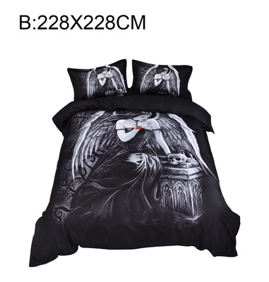 Toponeto Three-Piece Fashion 3d Digital Printing Bedding Set Digital Printing Lining Double-Layer Duvet Suit
Toponeto Three-Piece Fashion 3d Digital Printing Bedding Set Digital Printing Lining Double-Layer Duvet Suit