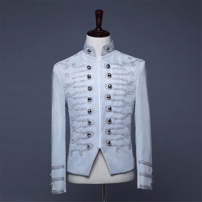 Toponeto Mens European Style Court Costumes Military Uniforms Performances Top Blouse
Toponeto Mens European Style Court Costumes Military Uniforms Performances Top Blouse