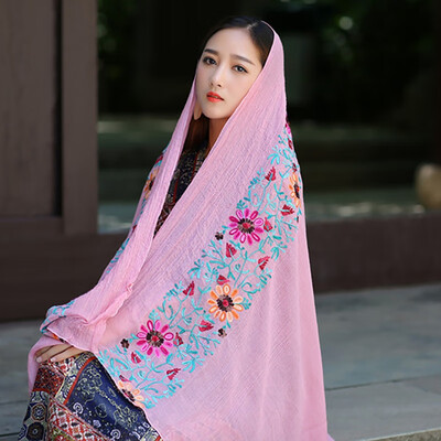 Vintage Shawl Female Exotic National Wind Sunscreen Wild Scarf Women Girl Autumn Spring Floral Print Scarves
Vintage Shawl Female Exotic National Wind Sunscreen Wild Scarf Women Girl Autumn Spring Floral Print Scarves