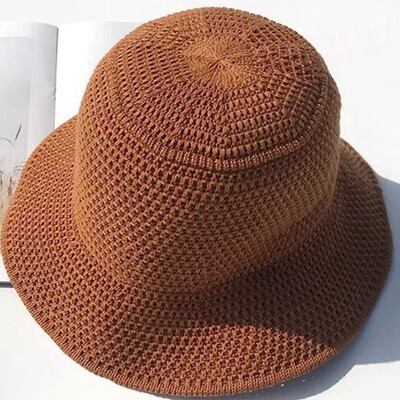 Spring&summer retro solid-color knitted fisherman hat female Korean version can fold sun hat set casual wave edge basin hat
Spring&summer retro solid-color knitted fisherman hat female Korean version can fold sun hat set casual wave edge basin hat