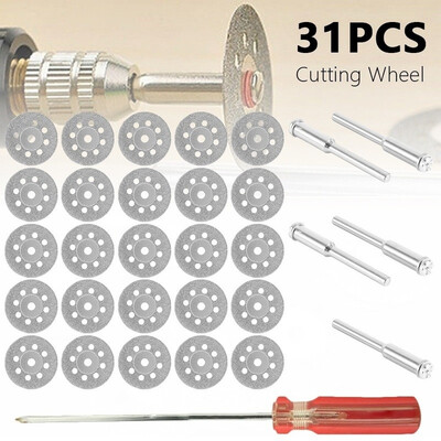 31Pcs Circular Saw Blade Woodworking for High Speed Steel Diamond Cutting Wheel Mini Rotary Tool
31Pcs Circular Saw Blade Woodworking for High Speed Steel Diamond Cutting Wheel Mini Rotary Tool