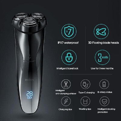 ENCHEN BlackStone3 Shaver Electric Intelligent Charg-ing Type Portable Three Blade Heads Shavers For Men
ENCHEN BlackStone3 Shaver Electric Intelligent Charg-ing Type Portable Three Blade Heads Shavers For Men