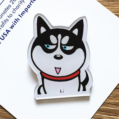 Fashion Hot Funny Charm Cute Cartoon 1pcs Animal Husky Pet Acrylic Collar Pins Badge Corsage Acrylic Badge Cute Cat Dog
Fashion Hot Funny Charm Cute Cartoon 1pcs Animal Husky Pet Acrylic Collar Pins Badge Corsage Acrylic Badge Cute Cat Dog