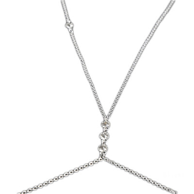 Women Crystal Bikini Chain Link Beach Crossover Belly Body Waist Necklace Gift 
Women Crystal Bikini Chain Link Beach Crossover Belly Body Waist Necklace Gift