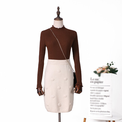 Pencil Mini Skirt Female Simple Solid Color Knit Material Elastic Korean Version Of Autumn And Winter New Wild
Pencil Mini Skirt Female Simple Solid Color Knit Material Elastic Korean Version Of Autumn And Winter New Wild