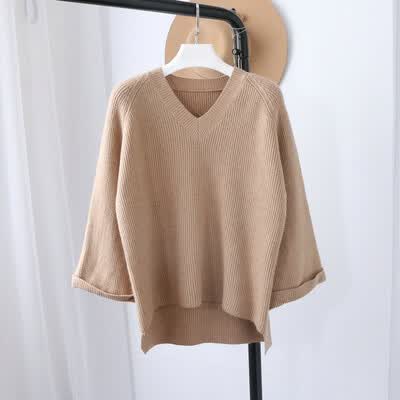 Korean version of the 2018 auKorean version of sweater girl in autumn&winter 2018tumn vintage pullover v-neck long-sleeve simp
Korean version of the 2018 auKorean version of sweater girl in autumn&winter 2018tumn vintage pullover v-neck long-sleeve simp