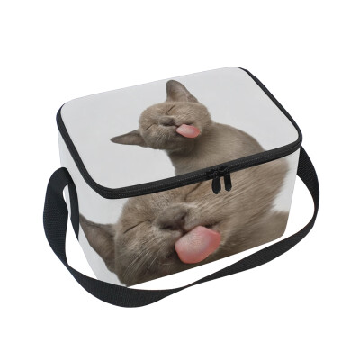 ALAZA Lunch Box Insulated Lunch Bag Large Cooler Kitten On White Background Tote Bag
ALAZA Lunch Box Insulated Lunch Bag Large Cooler Kitten On White Background Tote Bag