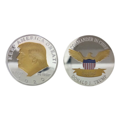 Trump Of 2020 Keep America Great Two Color Proof Like Coins New Cool Trump Commemorative Coin Collecting Coins Decoration
Trump Of 2020 Keep America Great Two Color Proof Like Coins New Cool Trump Commemorative Coin Collecting Coins Decoration
