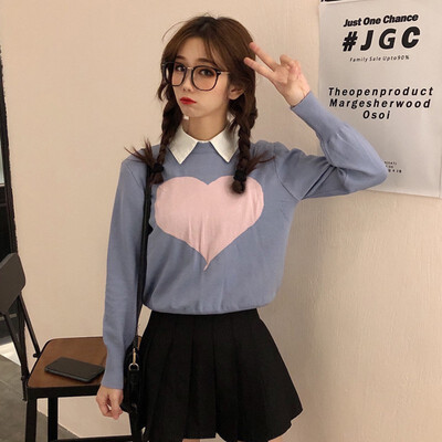 Women Autumn Winter Cartoon Print Slim Long-Sleeved Round Collar Slim Bottom Jacquard Sweater
Women Autumn Winter Cartoon Print Slim Long-Sleeved Round Collar Slim Bottom Jacquard Sweater