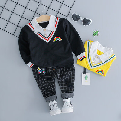 Newborn Clothing For Baby Boy Autumn Winter Baby Boys Clothes Rainwbow T-shirtPant Costume Outfit Suit Newborn Tracksuits
Newborn Clothing For Baby Boy Autumn Winter Baby Boys Clothes Rainwbow T-shirtPant Costume Outfit Suit Newborn Tracksuits