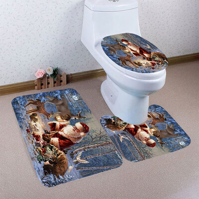 Tailored 3PCS Christmas Bathroom Non-Slip Pedestal Rug Lid Toilet Cover Bath Mat Set
Tailored 3PCS Christmas Bathroom Non-Slip Pedestal Rug Lid Toilet Cover Bath Mat Set