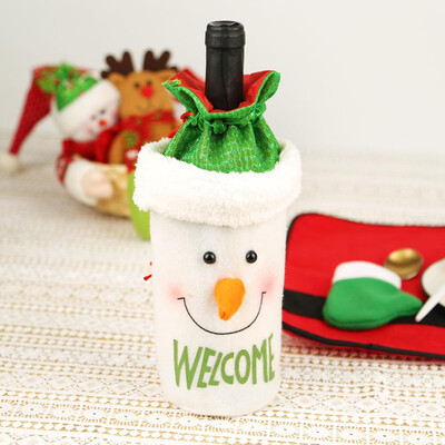 Christmas Wine Bag Decorations For Home Santa Claus Wine Bottle Cover Snowman Gift Xmas New Year Decor
Christmas Wine Bag Decorations For Home Santa Claus Wine Bottle Cover Snowman Gift Xmas New Year Decor