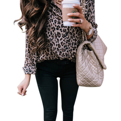 Autumn Fashion Blouse Leopard Print Shirt Breathable Long Sleeve Loose Shirt
Autumn Fashion Blouse Leopard Print Shirt Breathable Long Sleeve Loose Shirt