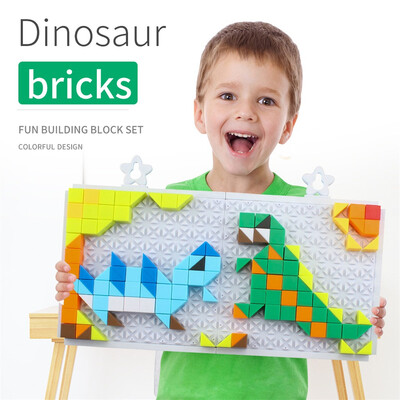 YIWULA222pcs Plastic Dinosaur Puzzle Fun DIY Building Block Set Multi-color Kids Toys
YIWULA222pcs Plastic Dinosaur Puzzle Fun DIY Building Block Set Multi-color Kids Toys