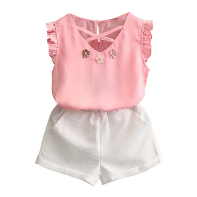 2018 Baby Girl Clothes floral Fashion Cartoon Girls Summer Set Clothes Baby Suits Kids T Shirt Pants Children Clothing Set
2018 Baby Girl Clothes floral Fashion Cartoon Girls Summer Set Clothes Baby Suits Kids T Shirt Pants Children Clothing Set