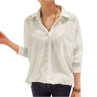 Spring Summer Women Hollow Out Sleeve Blouse Shirts Office Lady OL Elegant Loose Tops Elegant Blouse
Spring Summer Women Hollow Out Sleeve Blouse Shirts Office Lady OL Elegant Loose Tops Elegant Blouse