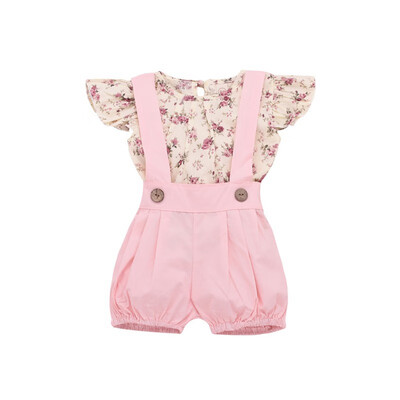 Autumn Toddler Girl Suits Children Clothing Newborn Girl Outfits Flare Sleeve Floral T-shirt TopsStrap Shorts Party Casual Sets
Autumn Toddler Girl Suits Children Clothing Newborn Girl Outfits Flare Sleeve Floral T-shirt TopsStrap Shorts Party Casual Sets