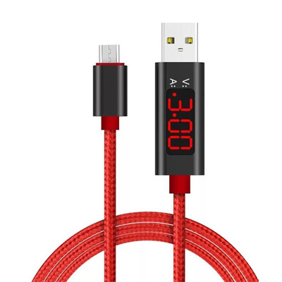 Micro USB Type C Cable 12M39ft Voltage&Current Display Nylon Braided Durable 8 PIN Charging Sync Data Cable for iPhone
Micro USB Type C Cable 12M39ft Voltage&Current Display Nylon Braided Durable 8 PIN Charging Sync Data Cable for iPhone
