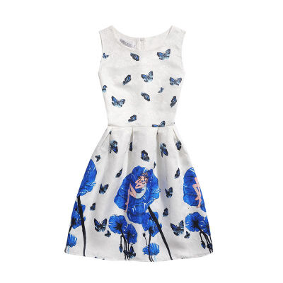 Children Girls Princess Dress Sleeveless Kids Dresses For Girls Printed Casual Children Clothing Vestido Infantil New 8-13Y
Children Girls Princess Dress Sleeveless Kids Dresses For Girls Printed Casual Children Clothing Vestido Infantil New 8-13Y