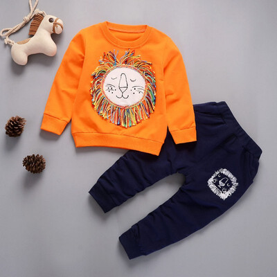 2PCS Baby Boy Girl Clothes Set Long Sleeve Cartoon Print T-Shirt TopCasual Trousers Toddler Clothes Outfits
2PCS Baby Boy Girl Clothes Set Long Sleeve Cartoon Print T-Shirt TopCasual Trousers Toddler Clothes Outfits