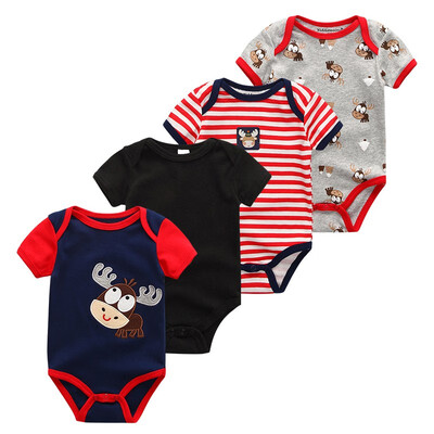 4PcsLot Unisex For Babies Bodysuits Baby Boys Clothes 0-12M Newborn Rompers Babywear Roupas de bebe Sleepwear Baby Girls Clothes
4PcsLot Unisex For Babies Bodysuits Baby Boys Clothes 0-12M Newborn Rompers Babywear Roupas de bebe Sleepwear Baby Girls Clothes