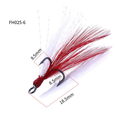 20pcsbox High Carbon Steel Fishing Treble Hooks With Red Feather High Carbon Steel Feathered Fishhooks
20pcsbox High Carbon Steel Fishing Treble Hooks With Red Feather High Carbon Steel Feathered Fishhooks