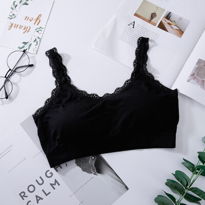 new ladies breathable seamless fitness lace bra underwear detachable chest pad Siamese sports bra
new ladies breathable seamless fitness lace bra underwear detachable chest pad Siamese sports bra