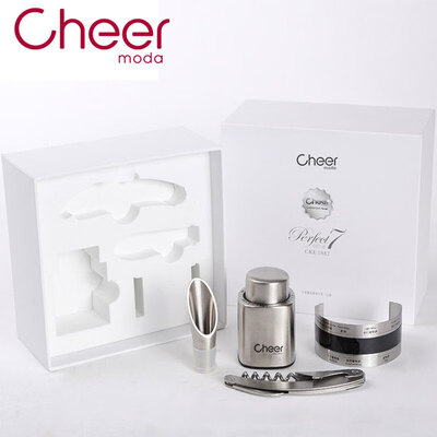 Qiel Cheer red wine electric bottle opener automatic wine bottle opener bottle opener 4 in one gift box wine set CKE1882
Qiel Cheer red wine electric bottle opener automatic wine bottle opener bottle opener 4 in one gift box wine set CKE1882