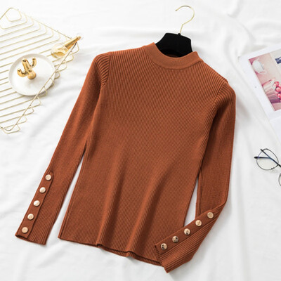 Women Basic Knitted Sweaters Solid Color Long Sleeve Korean Style Sweet Pullover Affordable Personality Fashion Comfortable
Women Basic Knitted Sweaters Solid Color Long Sleeve Korean Style Sweet Pullover Affordable Personality Fashion Comfortable